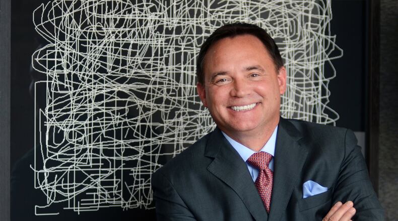 Jay Gould, the former chief executive officer of Atlanta-based flooring giant Interface, has filed suit against the company.