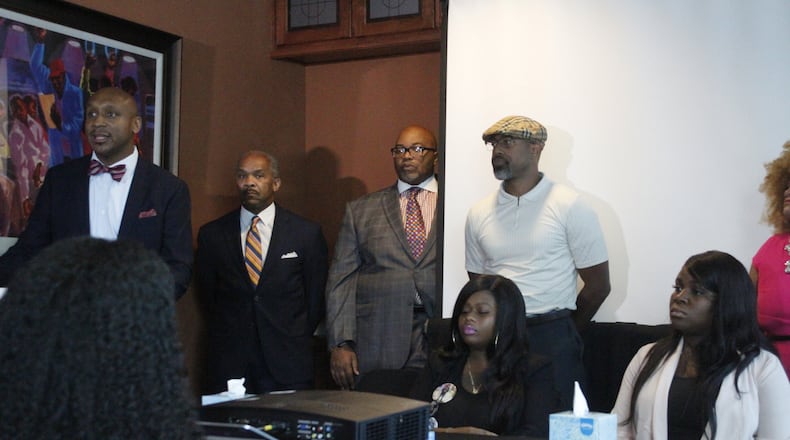 Attorney Mawuli Mel Davis, who represents the Tilson family, showed videos taken during the last eight hours of 22-year-old Shali Tilson's life before he died in jail.