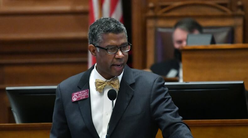 Minority Leader Rep. James Beverly, D-Macon, is critical of Gov. Brian Kemp's Pathways plan to tie Medicaid eligibility to work or academic requirements. (Hyosub Shin / Hyosub.Shin@ajc.com)