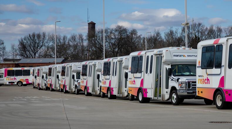 MARTA Reach is an on-demand service that allows passengers to summon rides to rail stations and bus stops. The program is expanding in Clayton, DeKalb and Fulton counties (PHOTO COURTESTY OF MARTA)