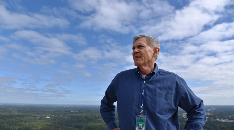 Bill Stephens, CEO of the Stone Mountain Memorial Association, which is in the planning phase of building a monument to Martin Luther King Jr. on the summit of the granite rock. Brant Sanderlin, bsanderlin@ajc.com