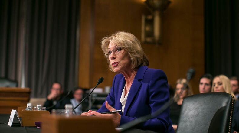 The Senate starts debate and final vote on Betsy DeVos Monday.