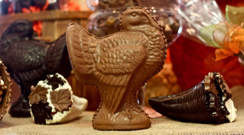 Chocolate turkey from Peterbrooke Chocolatier. Courtesy of Peterbrooke Chocolatier