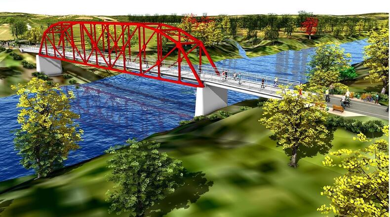Gwinnett SPLOST funds will help build new bridge over the Chattahoochee River. (Courtesy City of Duluth)