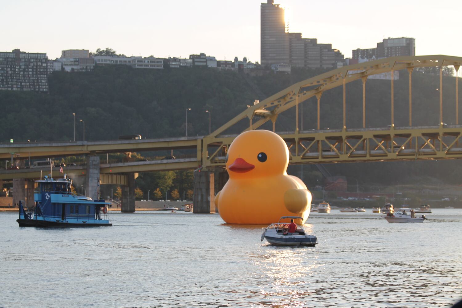 Rubber duck arrives in Pittsburgh