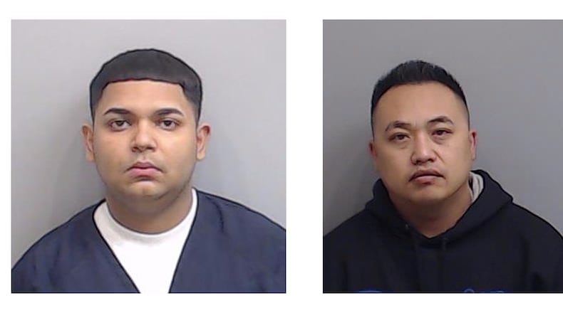 Mushfiq Ali Nafi (left) and Ge Vang are each charged with two counts of felony murder.