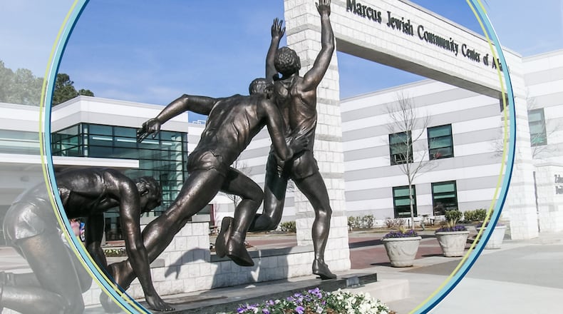 The nonprofit was founded in 1910 as the Jewish Education Alliance and operated out of midtown. The Zaban Park site opened in 1962 and became the main campus in 2000 when the organization was renamed the Marcus Jewish Community Center of Atlanta.
Plans at the 52-acre campus include renovations to the main building, a 140,000 square foot space. Courtesy Marcus Jewish Community Center of Atlanta