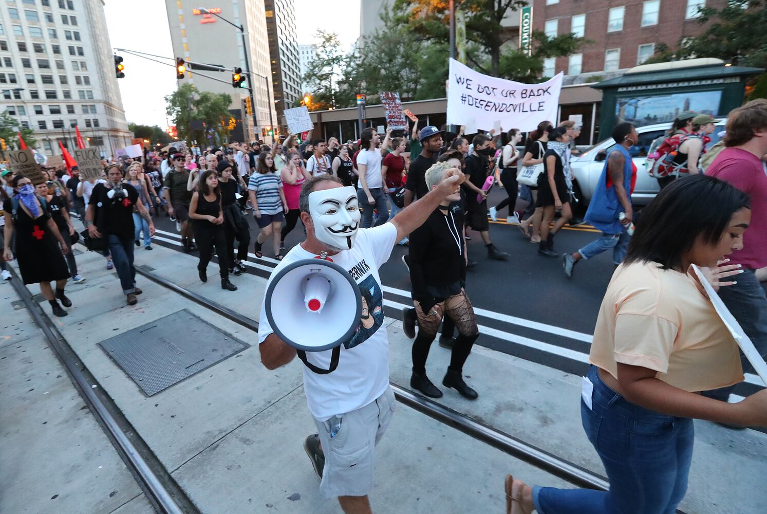 Atlanta protesters hold memorial, march after Charlottesville violence