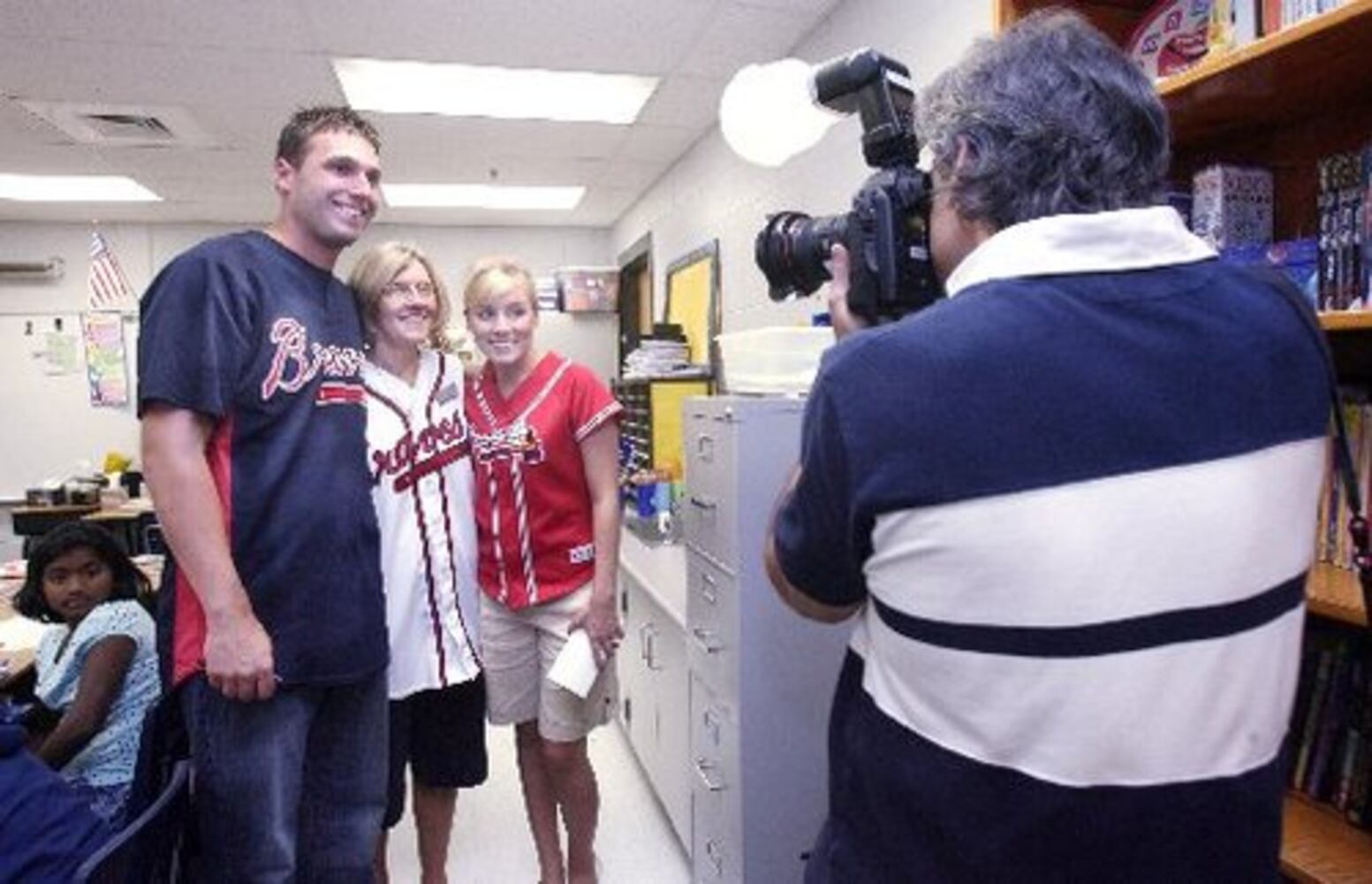 Jeff Francoeur visits his old Lilburn elementary school