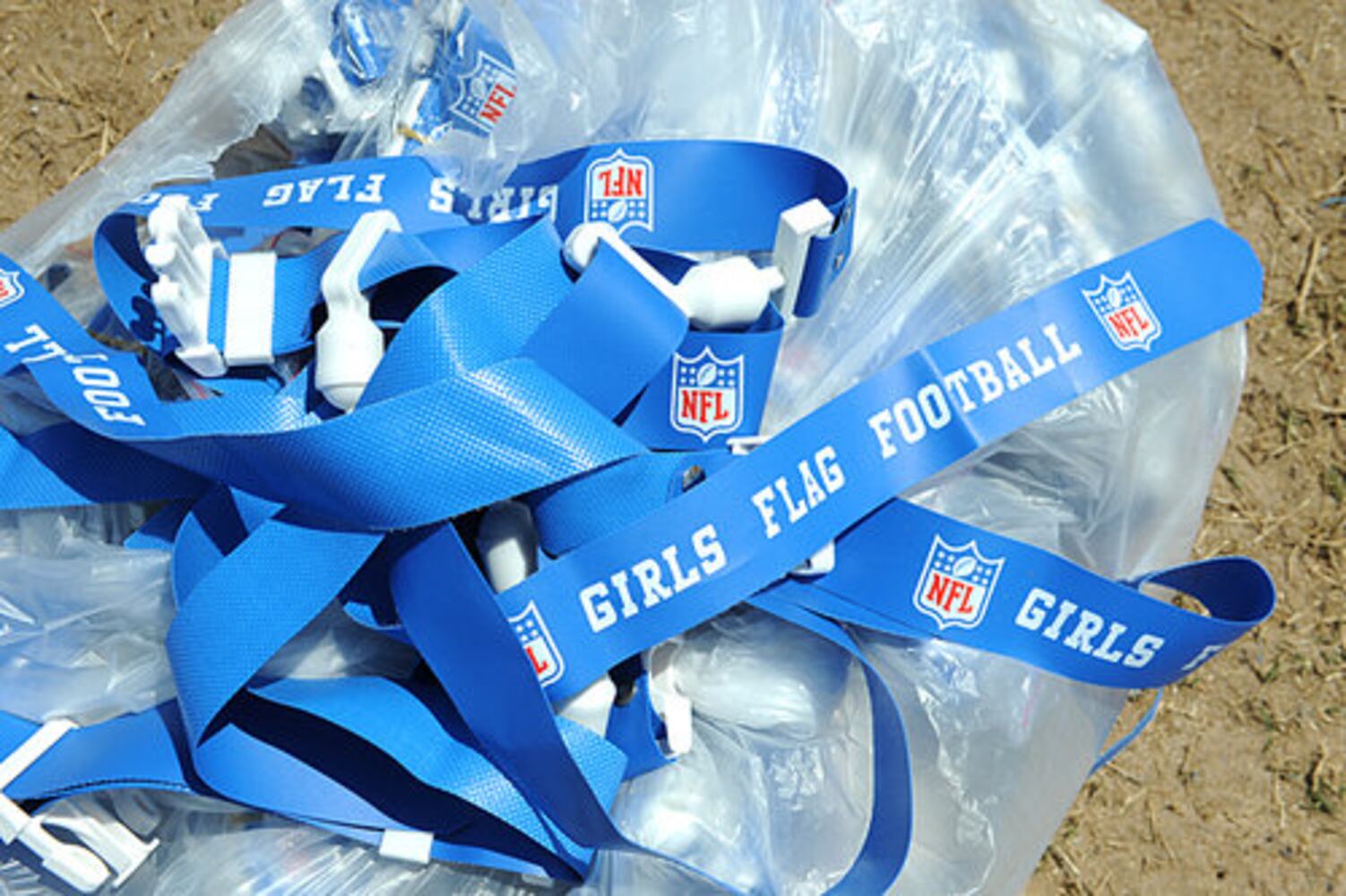 Girls hit the gridiron