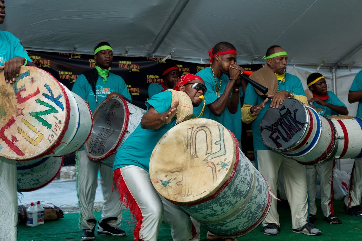 Expect a good dose of local culture along with your food and drinks at the Caribbean Food and Wine Festival in Turks and Caicos Islands Nov. 5–9. (Courtesy of Caribbean Food and Wine Festival)