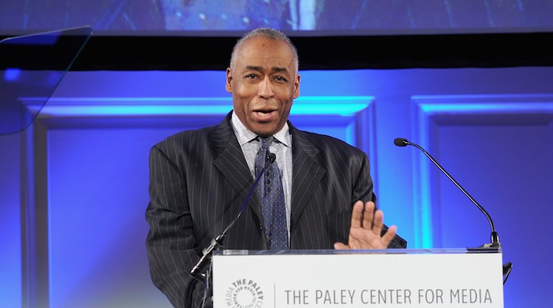 NEW YORK, NY - MAY 28: ESPN host John Saunders speaks on stage at the Paley Prize Gala honoring ESPN's 35th anniversary presented by Roc Nation Sports on May 28, 2014 in New York City. (Photo by Bryan Bedder/Getty Images for Paley Center for Media)