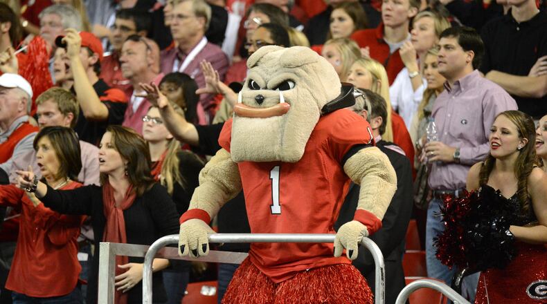 Georgia played Alabama in the 2012 SEC Championship Game. HYOSUB SHIN / HSHIN@AJC.COM