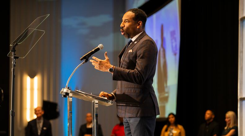 Mayor Andre Dickens (Olivia Bowdoin for the AJC).