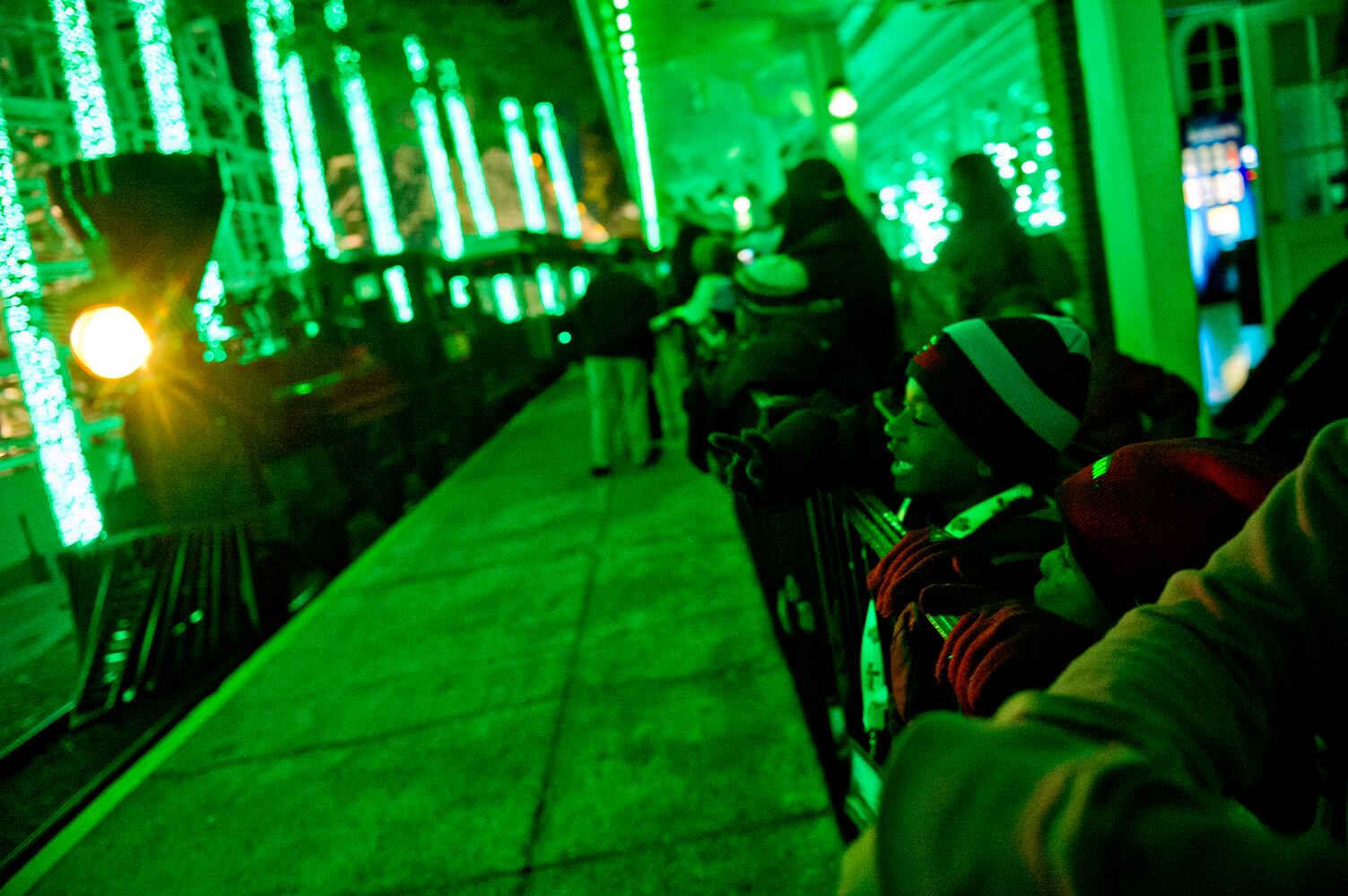 Six Flags lights