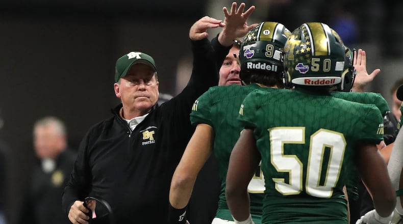 Tim McFarlin has coached Blessed Trinity through three state titles in Class AAAA.