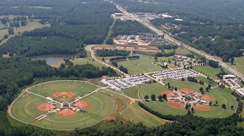 For $386,930, roof systems will be replaced at 21 structures in 10 Cobb County parks. Shown here, Lost Mountain Park, 4845 Dallas Highway, Powder Springs will receive the most roof replacements at six structures. (Courtesy of Cobb County)