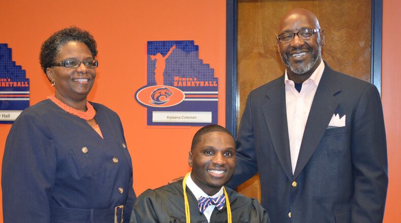 Clayton State University student Zac Bradley