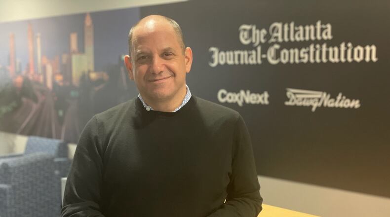 Andrew Morse has been named the president and publisher of The Atlanta Journal-Constitution. (J. Scott Trubey/The Atlanta Journal-Constitution)