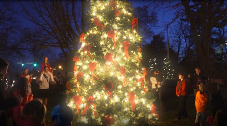 Roswell will host their Christmas tree lighting at 5 p.m. Dec. 4 preceded by a screening of the SEC championship game between UGA and Alabama from Mercedes-Benz Stadium in downtown Atlanta. (Courtesy of Roswell)