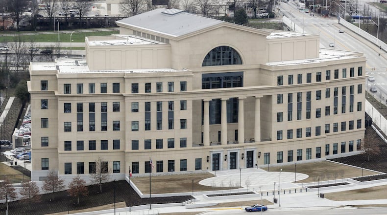 The Nathan Deal Judicial Center, located in Atlanta, houses the Georgia Supreme Court and the Georgia Court of Appeals. (Bob Andres/AJC)
