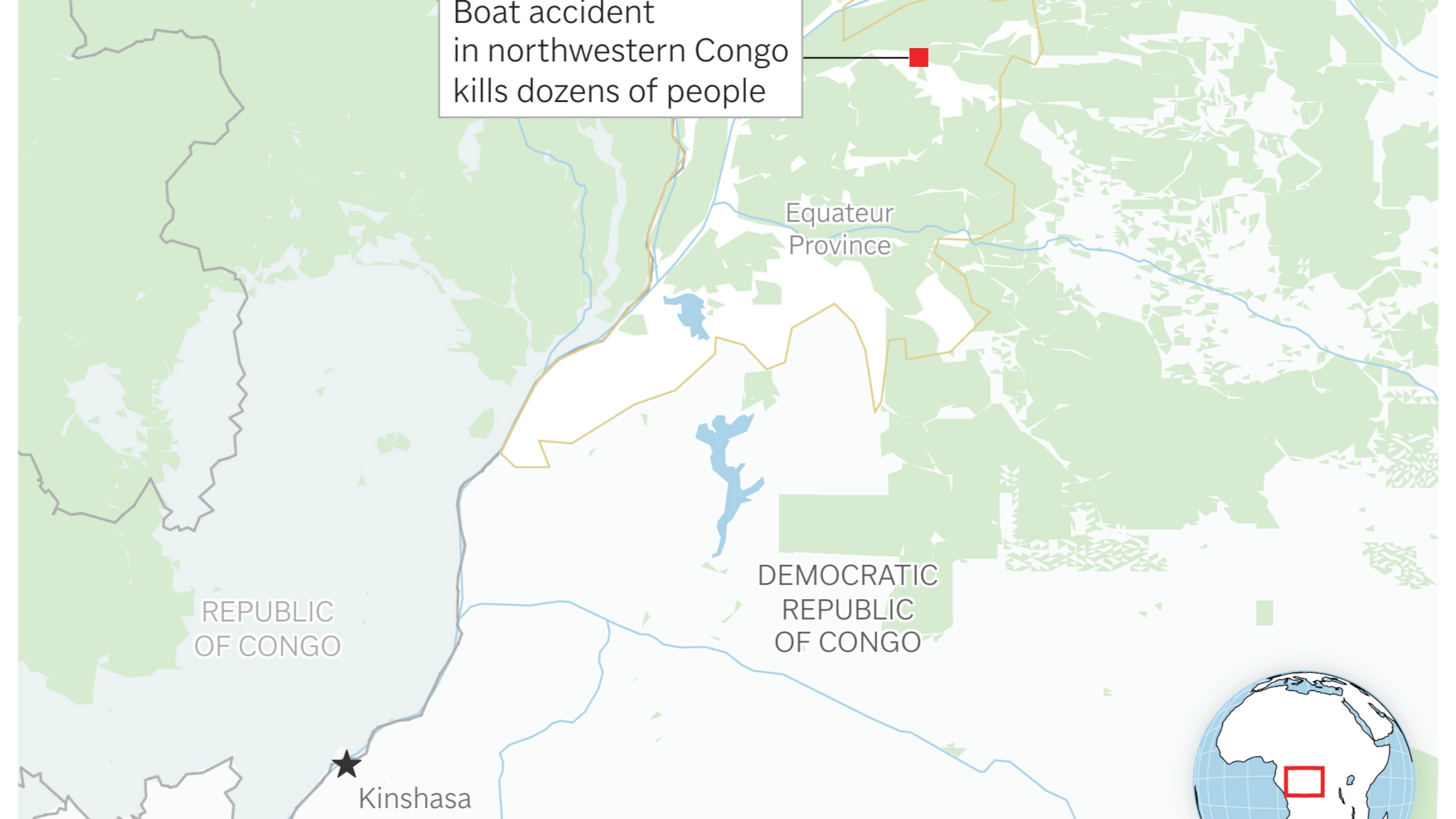Students are among the dead in a boat capsize in Congo that claimed dozens of lives. (AP Digital Embed)