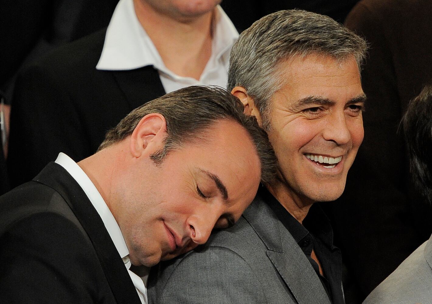 Jean Dujardin, George Clooney