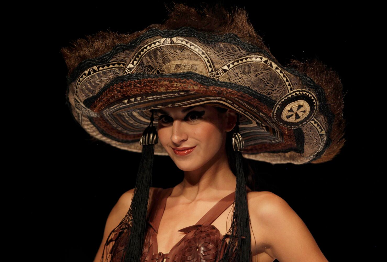 Models walk the catwalk in Colombia