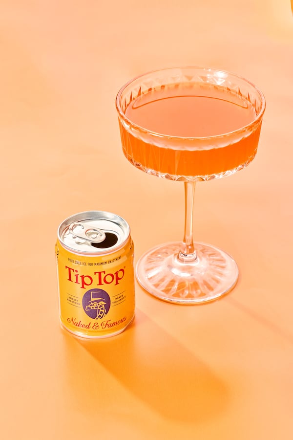 Tip Top Proper Cocktails' canned beverage Naked & Famous won an award at the New Orleans Spirits Competition. (Courtesy of Tip Top Proper Cocktails)