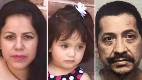 Balvanera Esperanz Parada-Olivas, 45, and her 6-year-old daughter were thought to be traveling with the girl's father, Alexis R. Zecena-Lopez, 55.