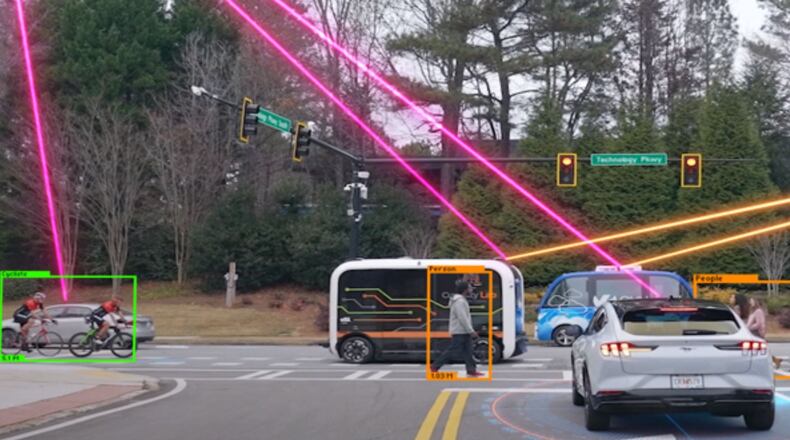 Peachtree Corners is partnering with the non-profit Partners for Automated Vehicle Education, a coalition of industry partners and nonprofit groups working to educate the public on autonomous vehicle technologies. (Courtesy City of Peachtree Corners)