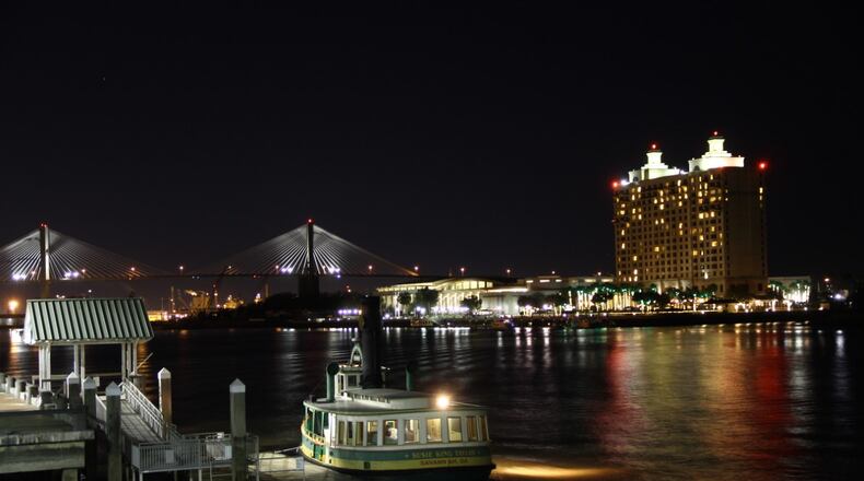 File photo of Savannah riverfront.