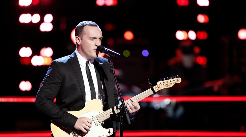 THE VOICE -- "Battle Rounds" -- Pictured: Aaron Gibson -- (Photo by: Tyler Golden/NBC)