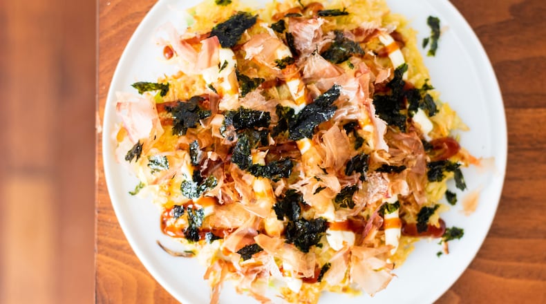 Weeknight okonomiyaki.