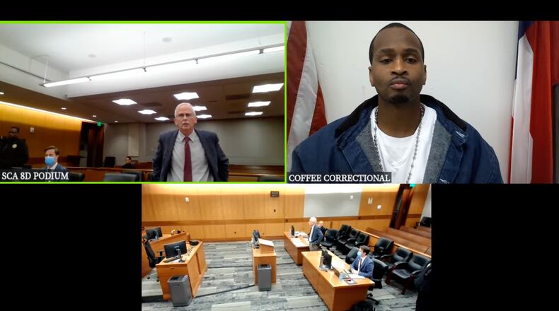 Leslie Singleton at his motion for a new trial