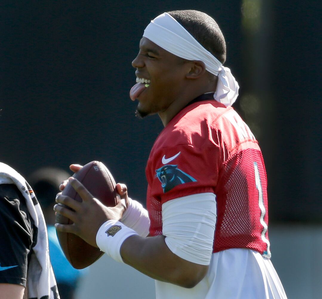 Cam Newton back on the field