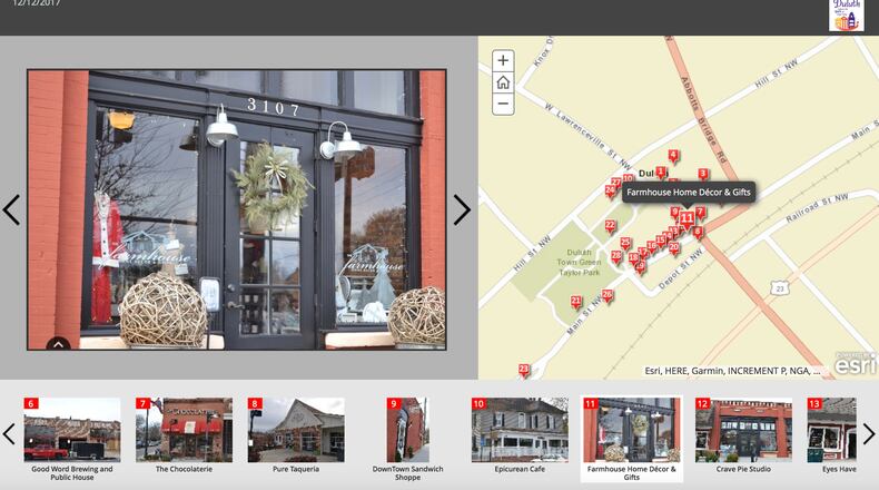 Duluth adds downtown story map to online geographic information system that allows users to keep up with new shops and restaurants and where they can be found. Courtesy City of Duluth