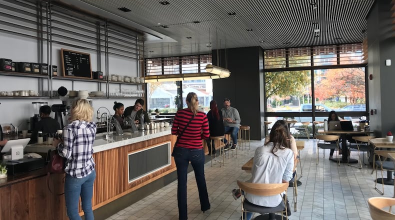 Interior of Mourning Dove Cafe. / Photo courtesy of The Shops Buckhead Atlanta