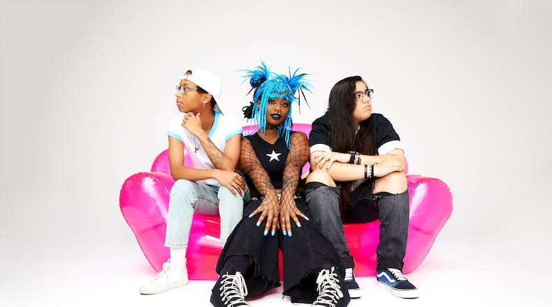 Meet Me @ the Altar - Téa Campbell (from left), Edith Victoria and Ada Juarez - will perform their first headlining show at The Masquerade on Saturday, April 1.