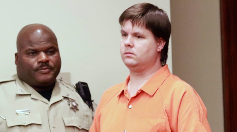 Justin Ross Harris is sentenced to life in prison for killing his 22-month-old son Cooper. (BOB ANDRES / BANDRES@AJC.COM)