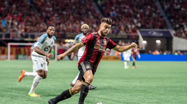 Atlanta United was defeated 3-2 by Minnesota United on Tuesday at Mercedes-Benz Stadium. (Eric Rossitch / Atlanta United)