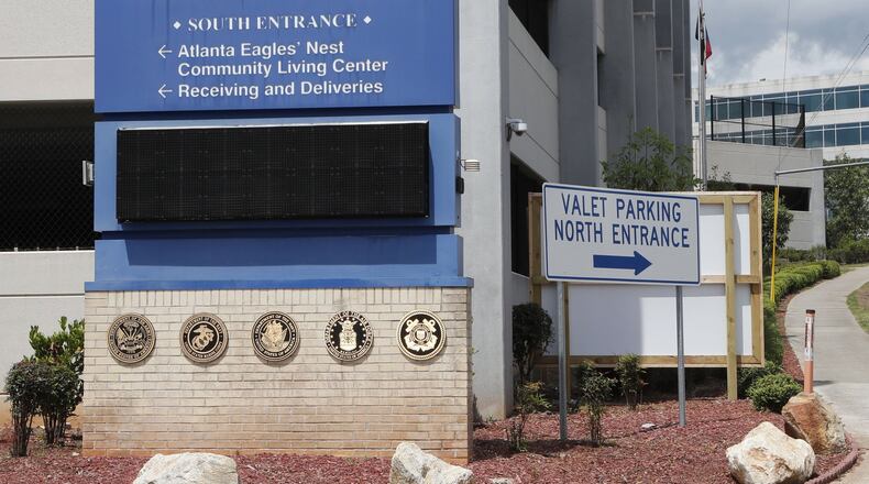 The Atlanta VA medical Center, located on Clairmont Road in Decatur is feeling staffing and other strains from the coronavirus. Bob Andres / bandres@ajc.com