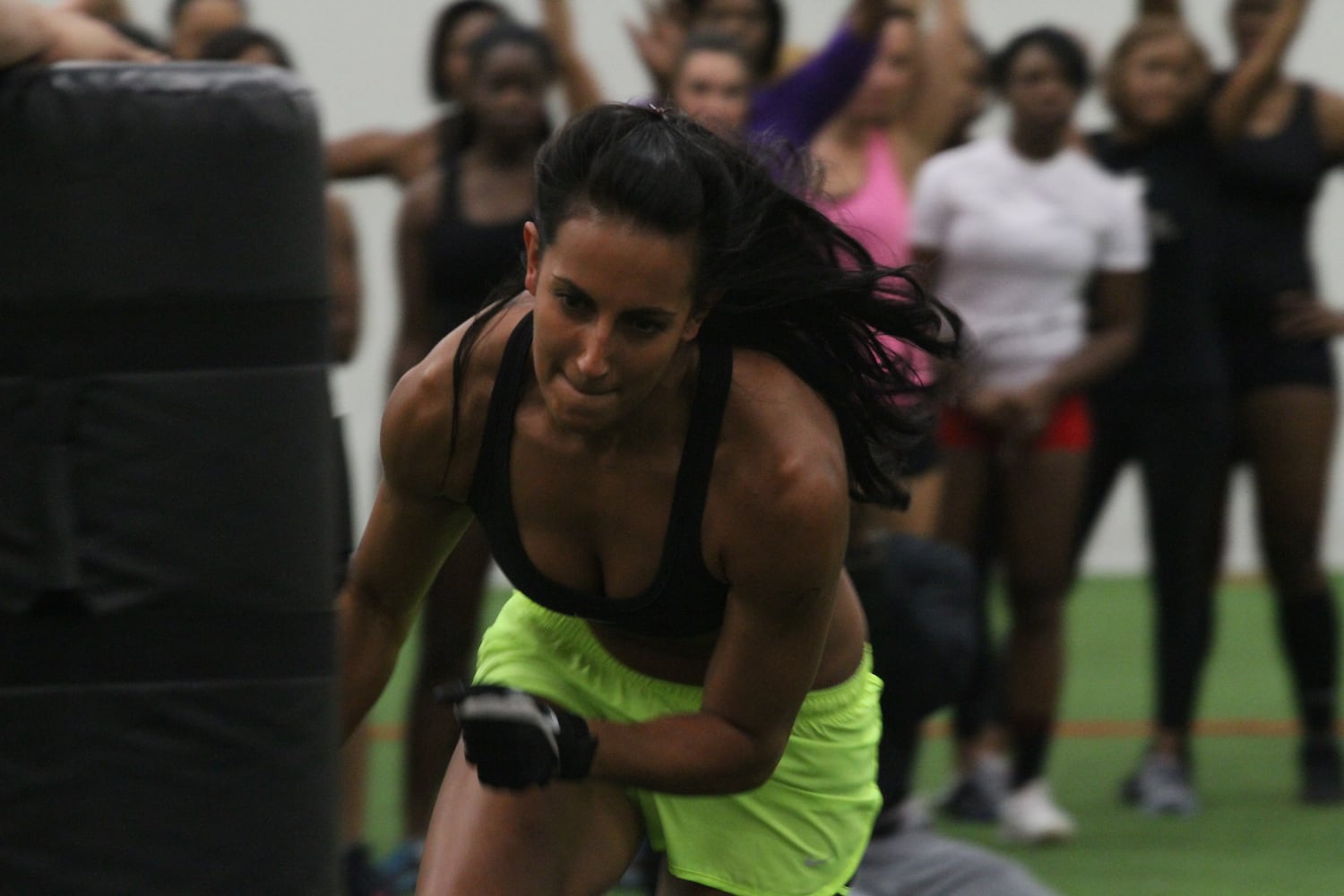 Lingerie Football tryout for Atlanta Steam