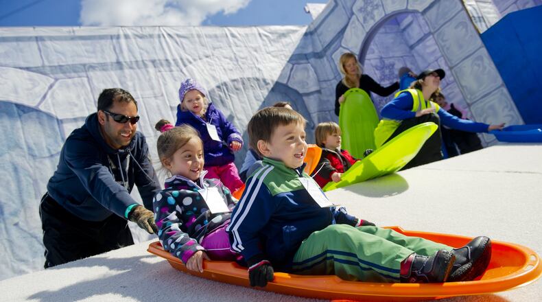 Snow Mountain at Stone Mountain Park offers tubing for all ages, snowball fights and more. CONTRIBUTED BY STONE MOUNTAIN PARK