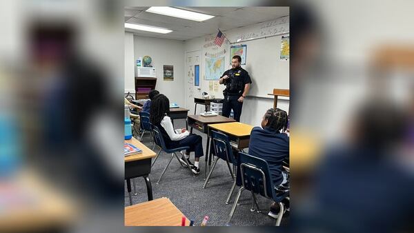 Jeremy Labonte speaks to students at King's Way Christian School
during the 2022-23 school year.