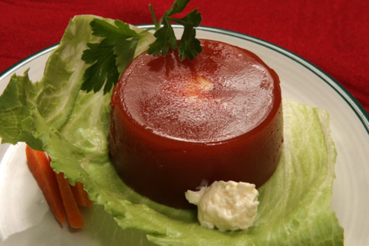 Tomato aspic wants your respect