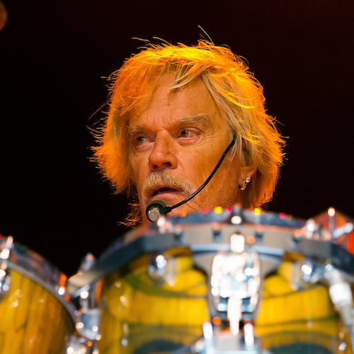 FILE - ZZ Top drummer Frank Beard performs in Boston on Aug. 28, 2016. (Photo by Winslow Townson/Invision/AP, File)