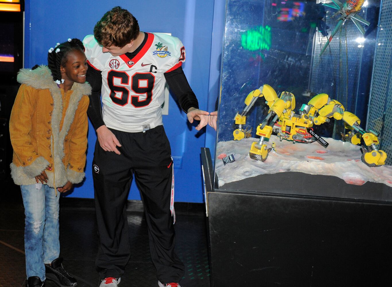 Georgia players visit Disney World