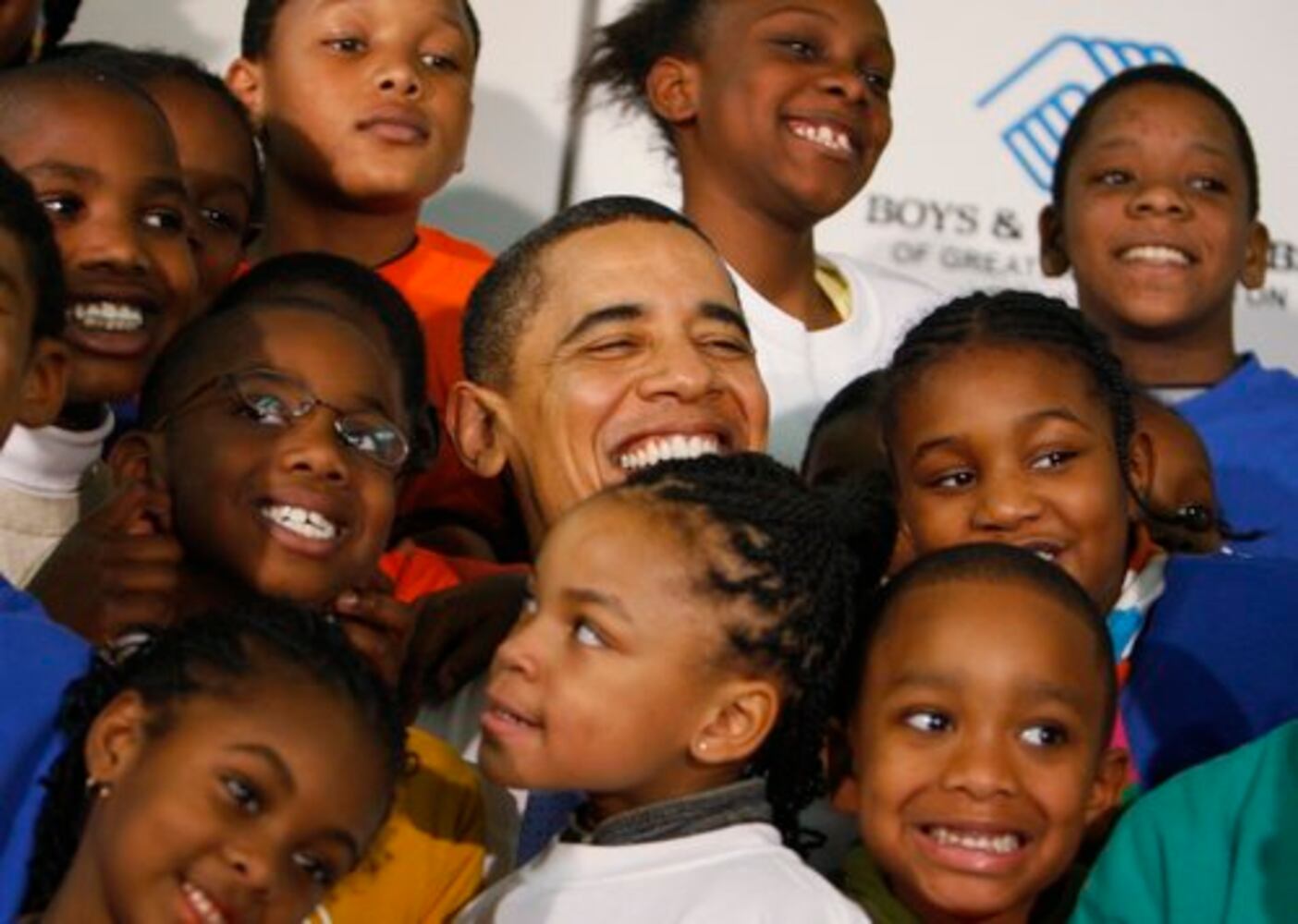 President Barack Obama reads "The Polar Express" to children