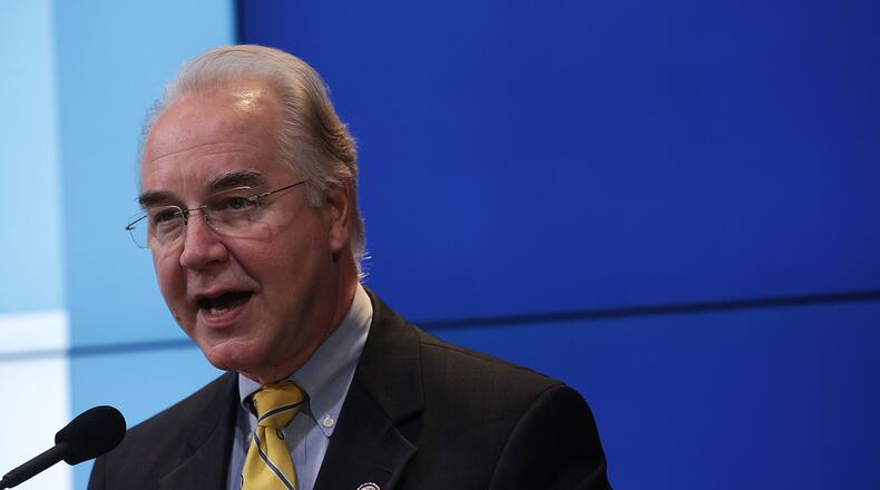U.S. Rep. Tom Price, R-Ga., gives a speech about overhauling the budget process on Nov. 30 in Washington, D.C.. (Photo by Alex Wong/Getty Images)
